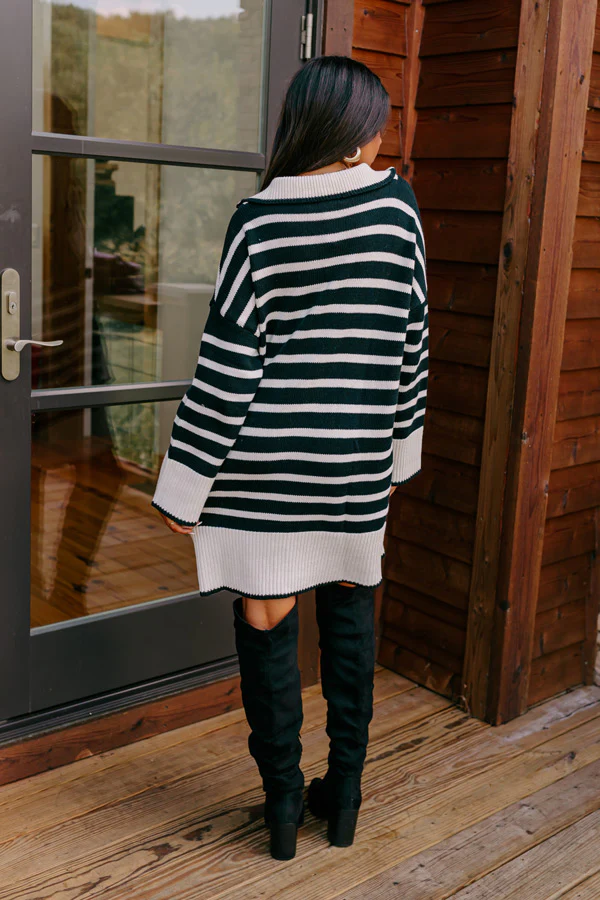 Stay Encouraged Stripe Sweater Dress - Image 5