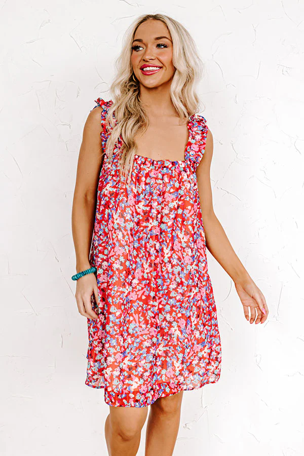 Stick Around Floral Shift Dress - Image 2