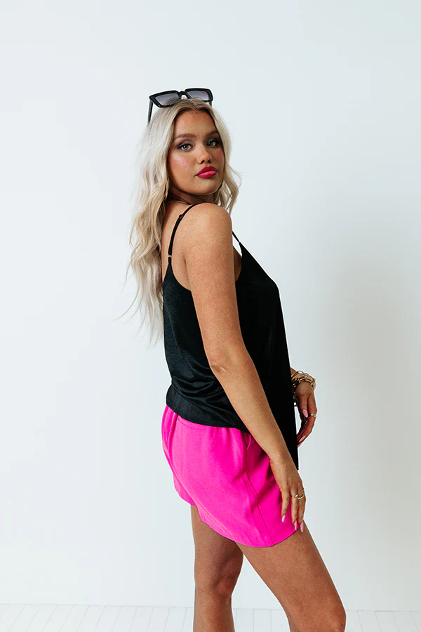 Stylish Vibes Shift Tank in Black - Image 3
