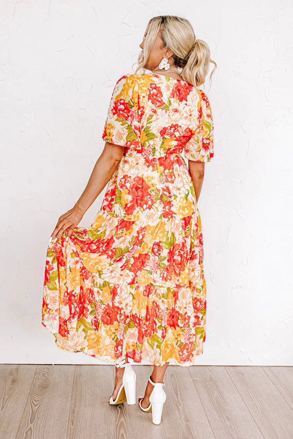 Sway The Night Away Floral Midi - Image 3