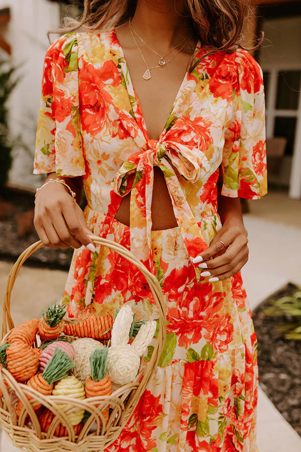 Sway The Night Away Floral Midi - Image 4