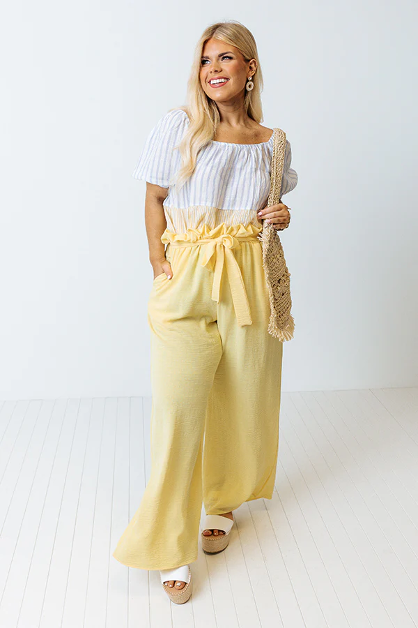 Sweet By The Sea Stripe Shift Top Curves - Image 3