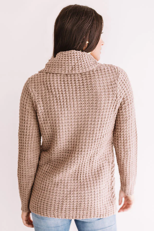 Sweeter Than Cider Sweater in Dusty Purple - Image 5