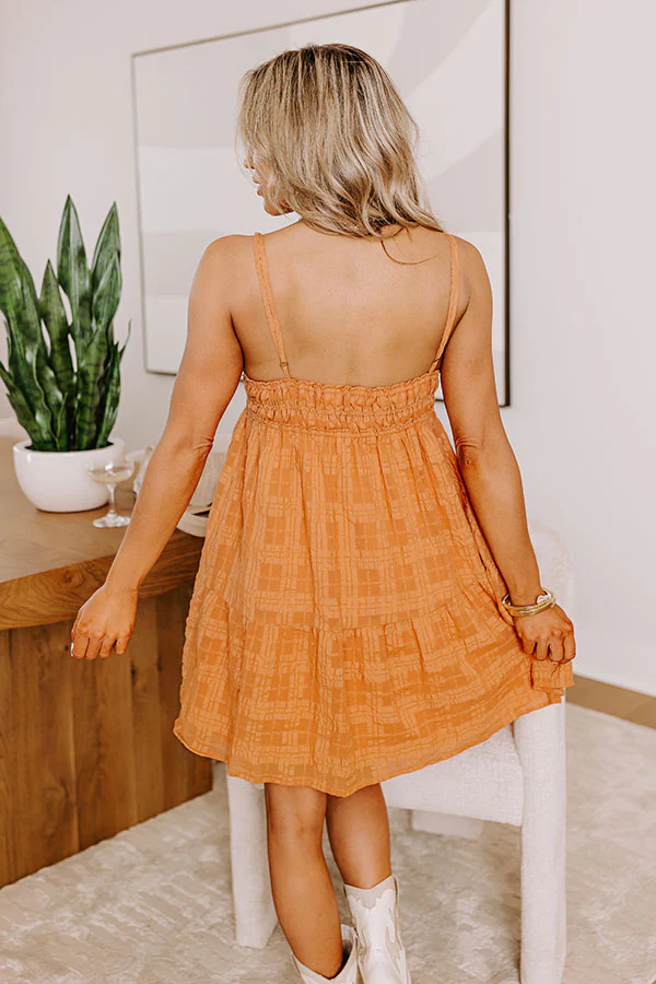 Sweeter Than Sunshine Babydoll Dress In Nectarine - Image 4
