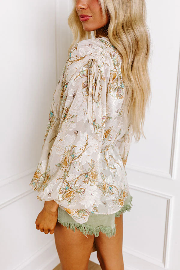 Sweetest Anticipation Floral Top - Image 3