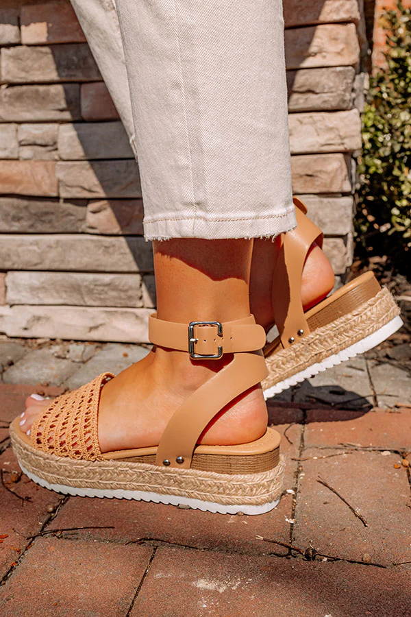 The Andria Espadrille In Tan - Image 6