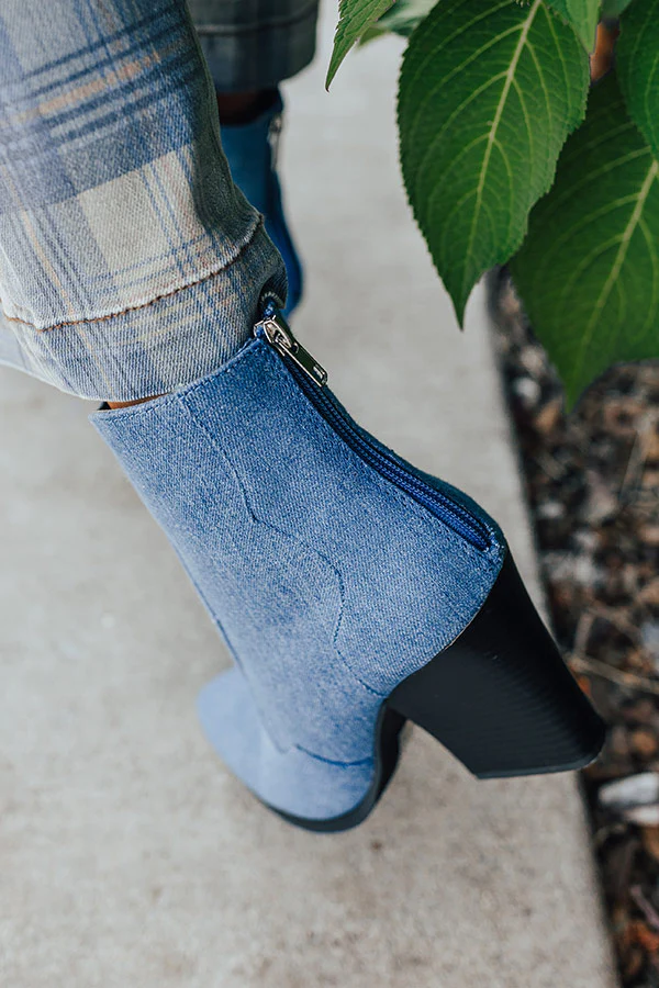 The Bethany Denim Bootie - Image 3
