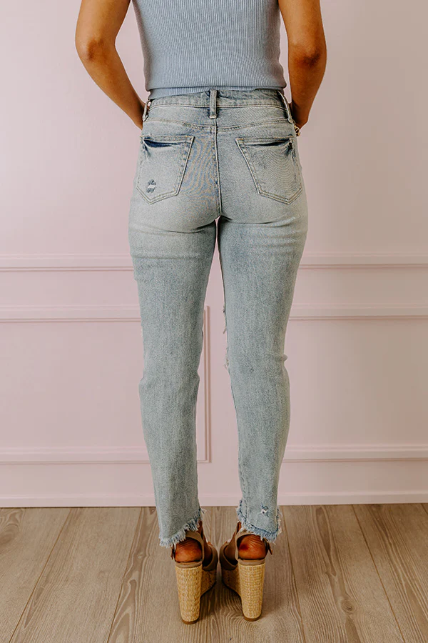 The Cely High Waist Distressed Jean - Image 2