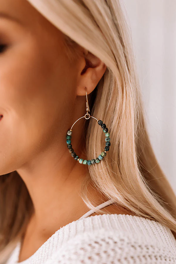 The Chloe 5 Earrings in Ocean Wave - Image 2