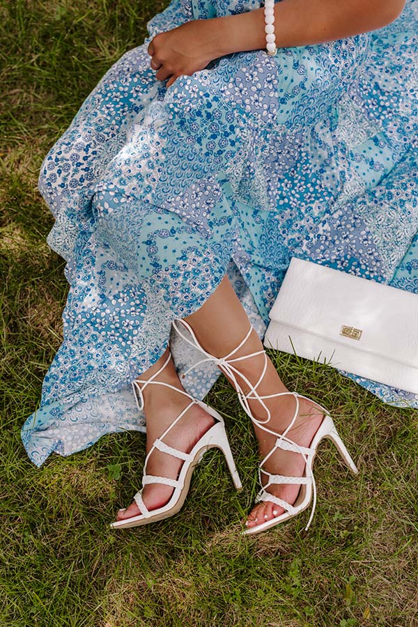 The Frampton Faux Leather Lace Up Heel - Image 3