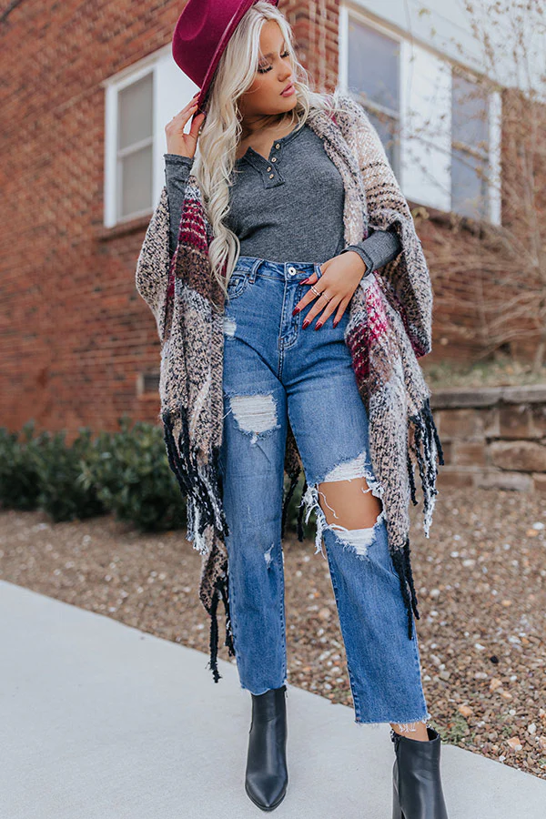The Gabriella High Waist Distressed Jeans - Image 2