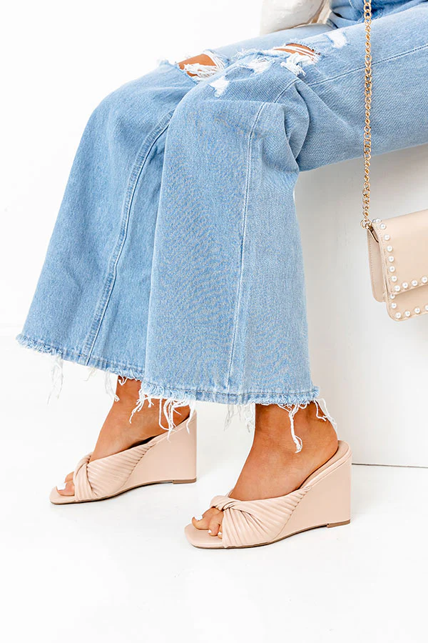 The Jamilet Wedge In Latte - Image 2