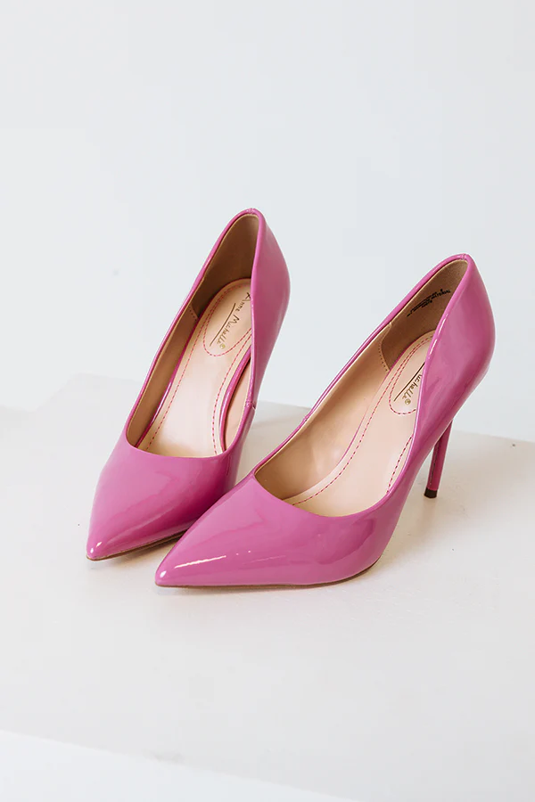 The Krissy Patent Heel In Pink - Image 5