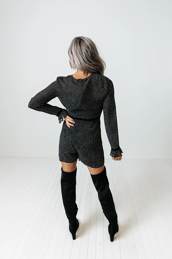 The Maelynn Polka Dot Romper - Image 5