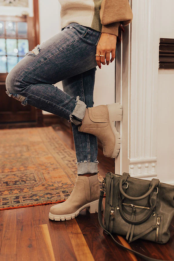 The Oakford Faux Suede Bootie