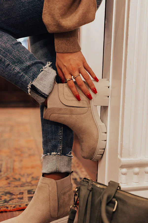 The Oakford Faux Suede Bootie - Image 2
