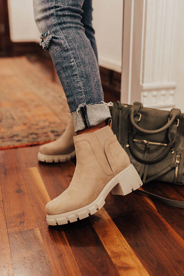 The Oakford Faux Suede Bootie - Image 3