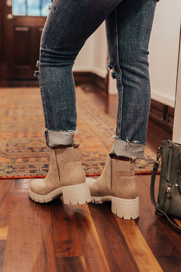 The Oakford Faux Suede Bootie - Image 4