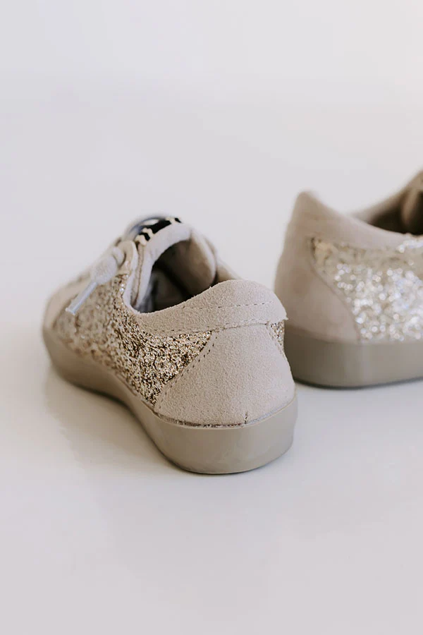 The Paula Children's Vintage Sneaker in Gold - Image 2