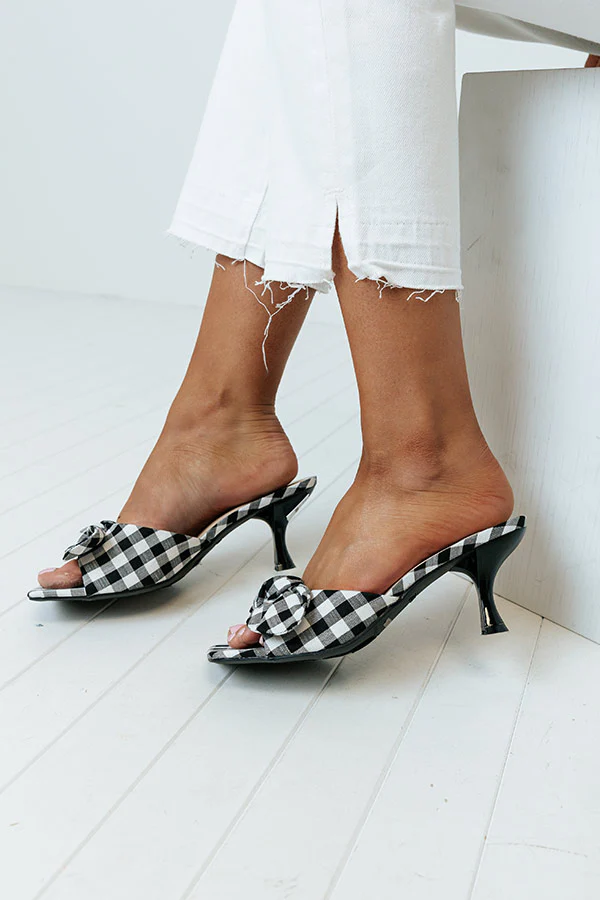 The Posha Gingham Heel - Image 2