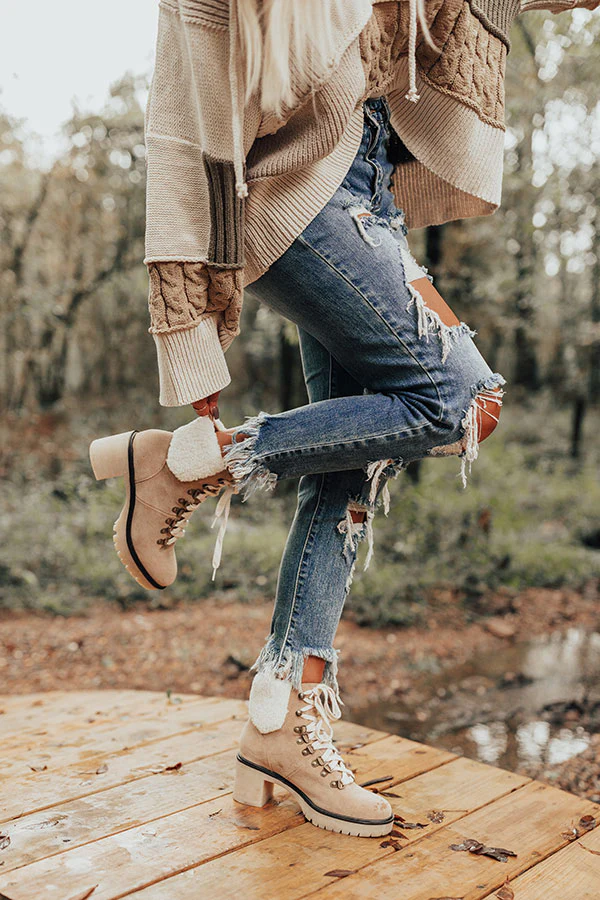 The Remi Bootie In Khaki - Image 2