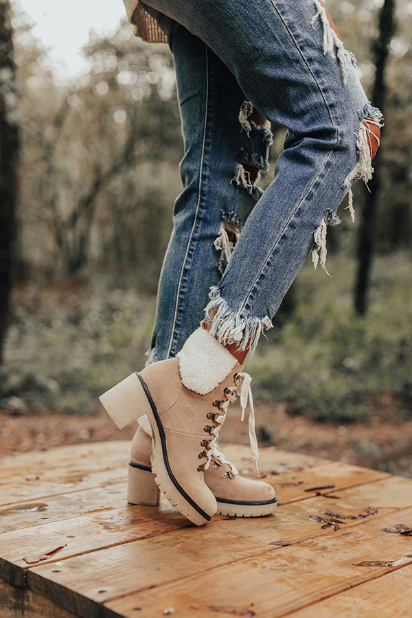 The Remi Bootie In Khaki - Image 4