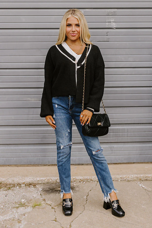 The Scout High Waist Distressed Relaxed Skinny in Medium Wash - Image 5