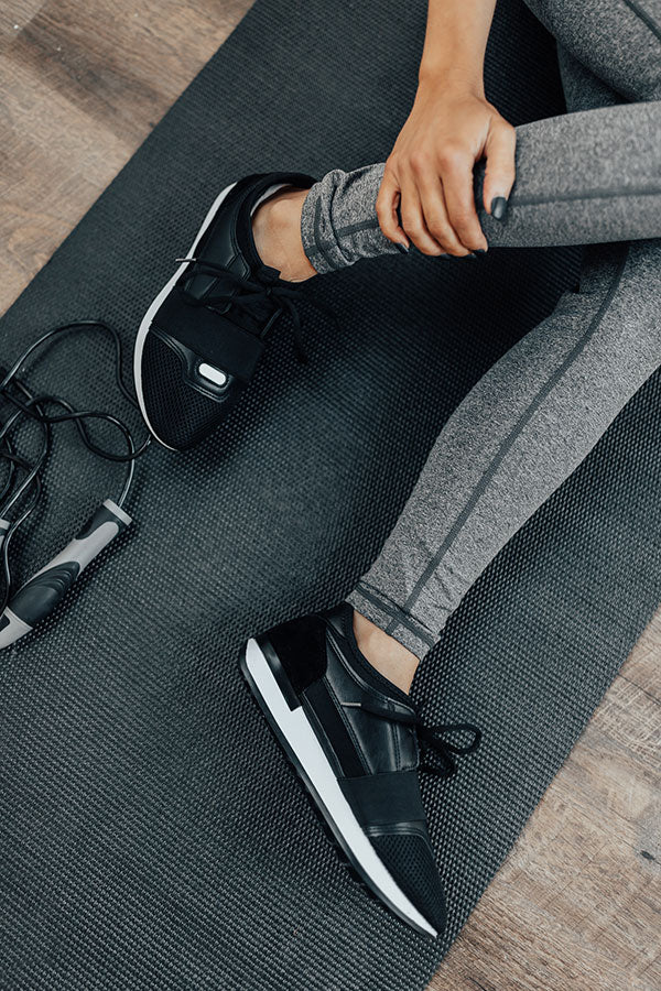 The Skye Sneaker in Black - Image 5