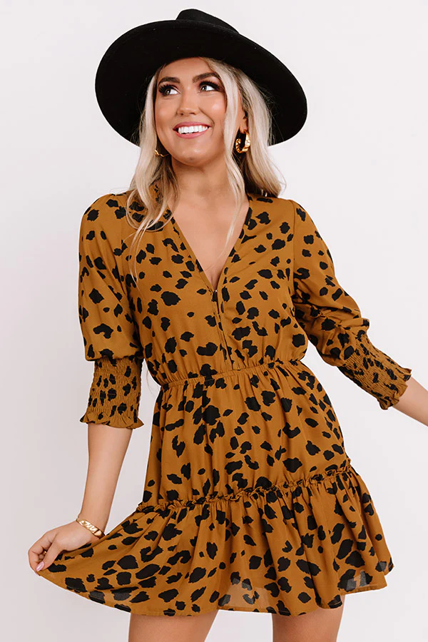 Together Tonight Leopard Dress - Image 4