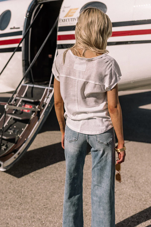 Trading Favors Shift Tee In White - Image 4