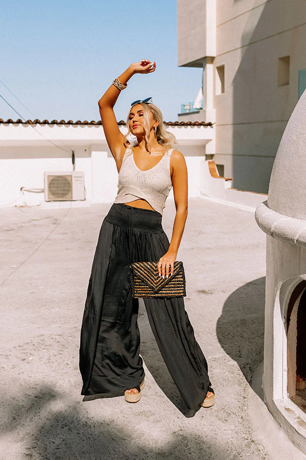 Tried And Tropical High Waist Pants In Black - Image 4