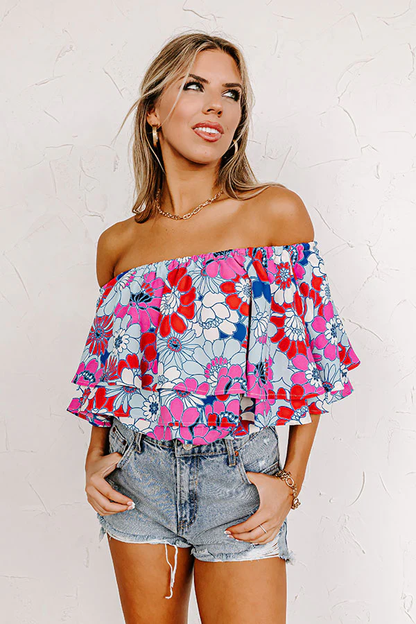 Tropical Joy Floral Top