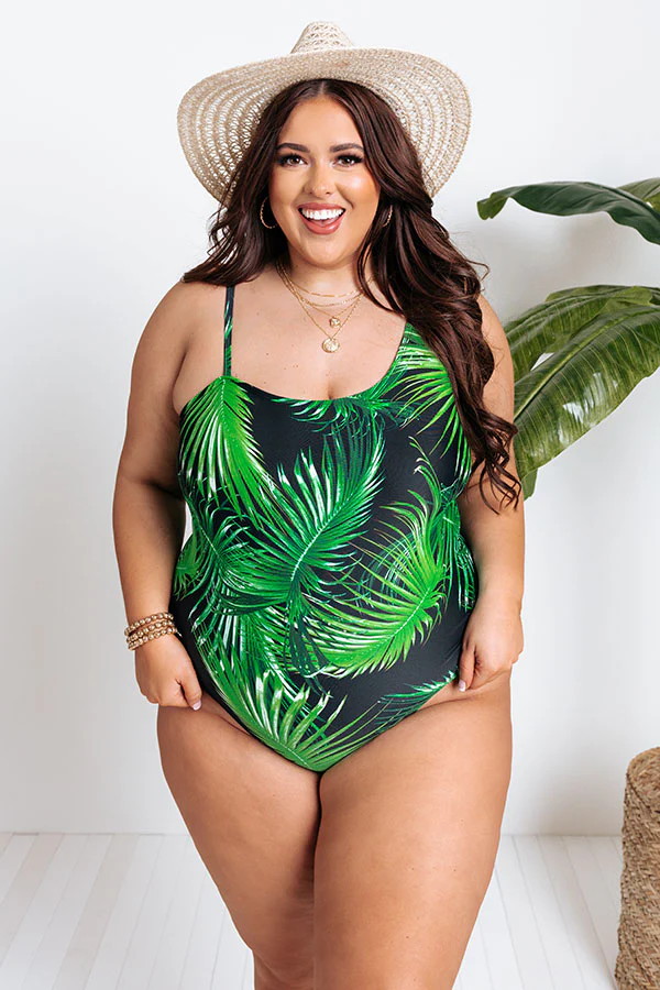 Tropical Terrace One Piece Swimsuit Curves - Image 9