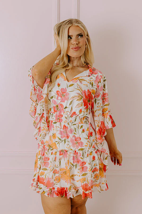 Try Your Luck Dress in Ivory Curves - Image 3
