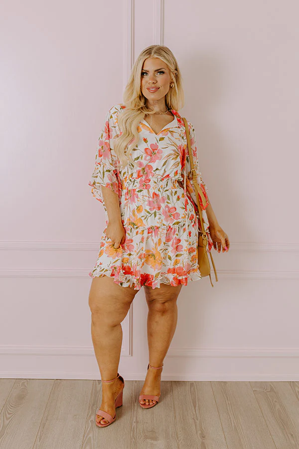 Try Your Luck Dress in Ivory Curves - Image 5