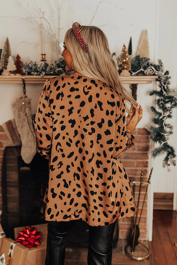 Tune Into Love Leopard Blazer - Image 5
