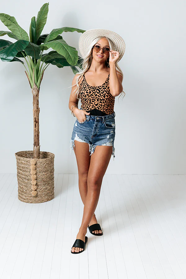 Vacay Honey Leopard One Piece Swimsuit - Image 2