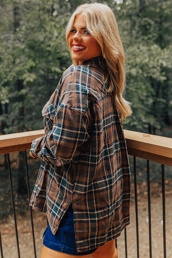 Vail Valley Plaid Button Up Curves - Image 6