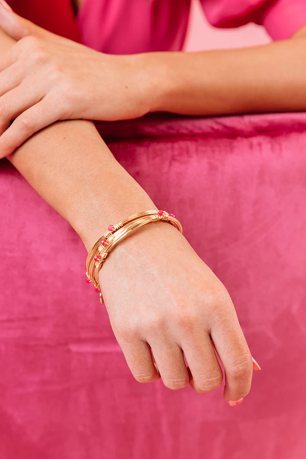 Valentine Stacker Bangle Bracelet - Image 4