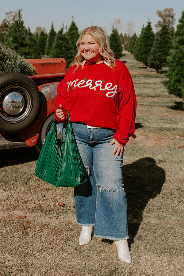 Verry Merry Knit Sweater Curves - Image 3