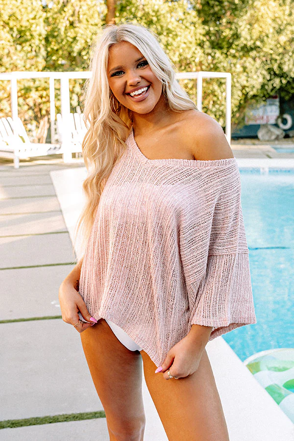 Vitamin Sea For Me Knit Top In Pink - Image 10