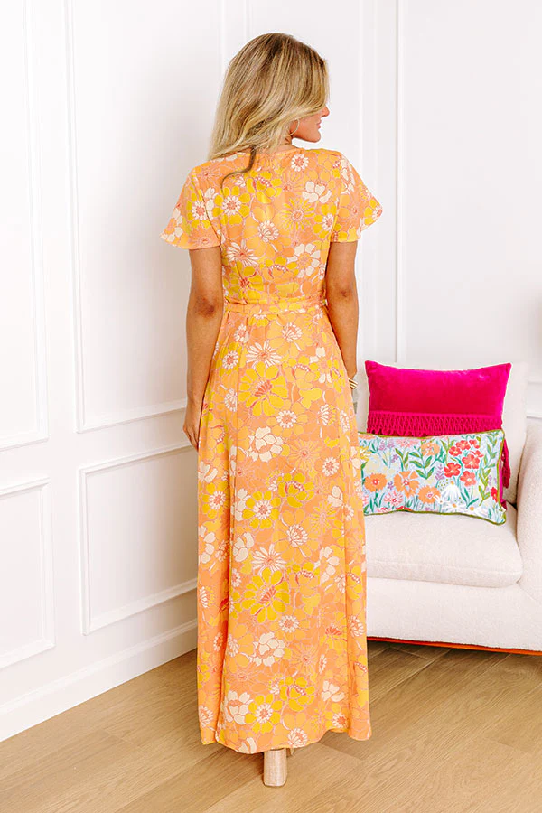 Walk Through The Garden Wrap Maxi - Image 3