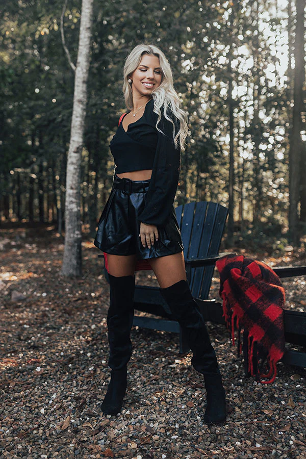World's Apart Crop Top In Black - Image 6