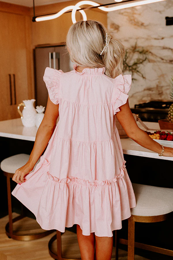 Worth Avenue Mini Dress Pink - Image 8