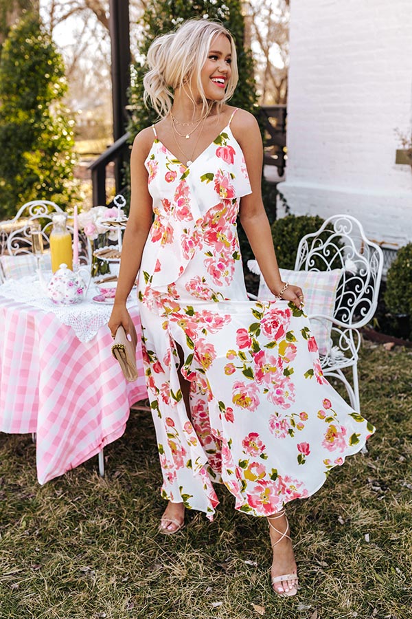 Writing Novels Floral Maxi - Image 3